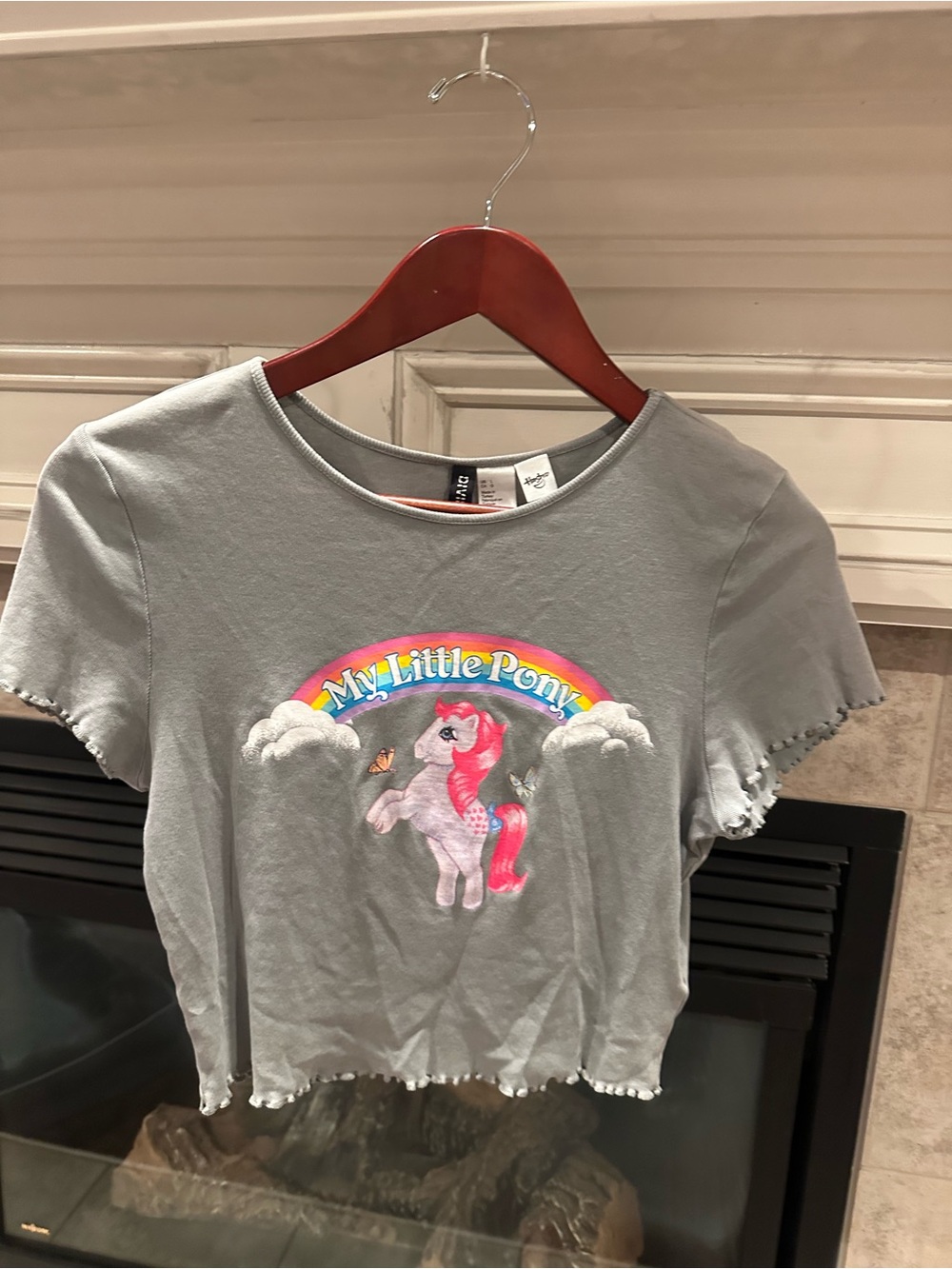 Hasbro Gray My Little Pony Rainbow Graphic Tee